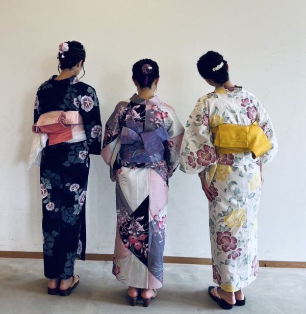 浴衣5名様おまとめ着付