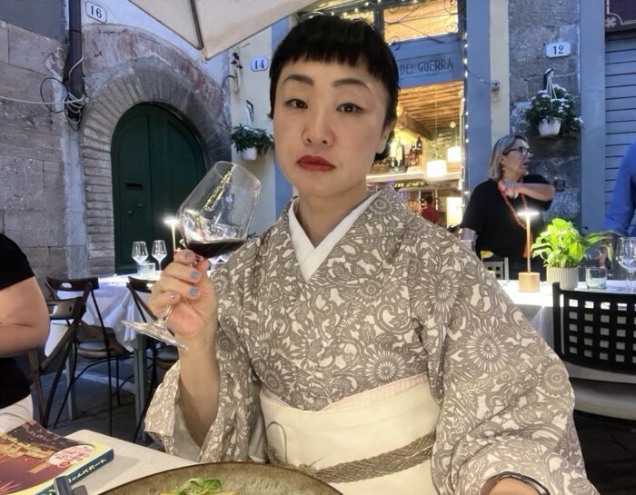 トスカーナ　ルッカでキメ顔